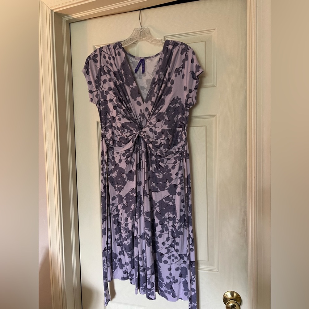 Seraphine knot front maternity dress